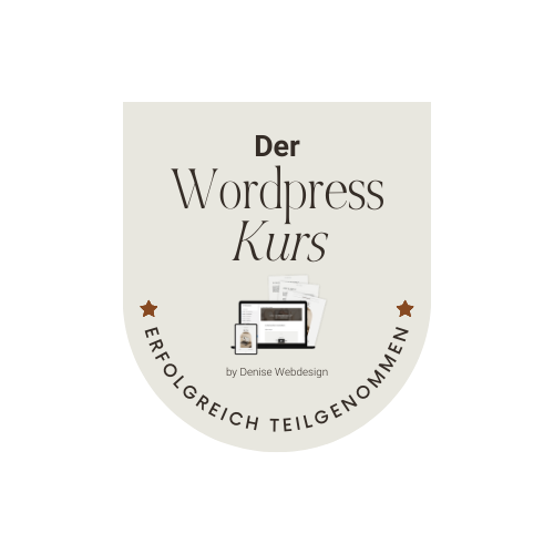 Batch WordPress-Kurs von denise.webdesign